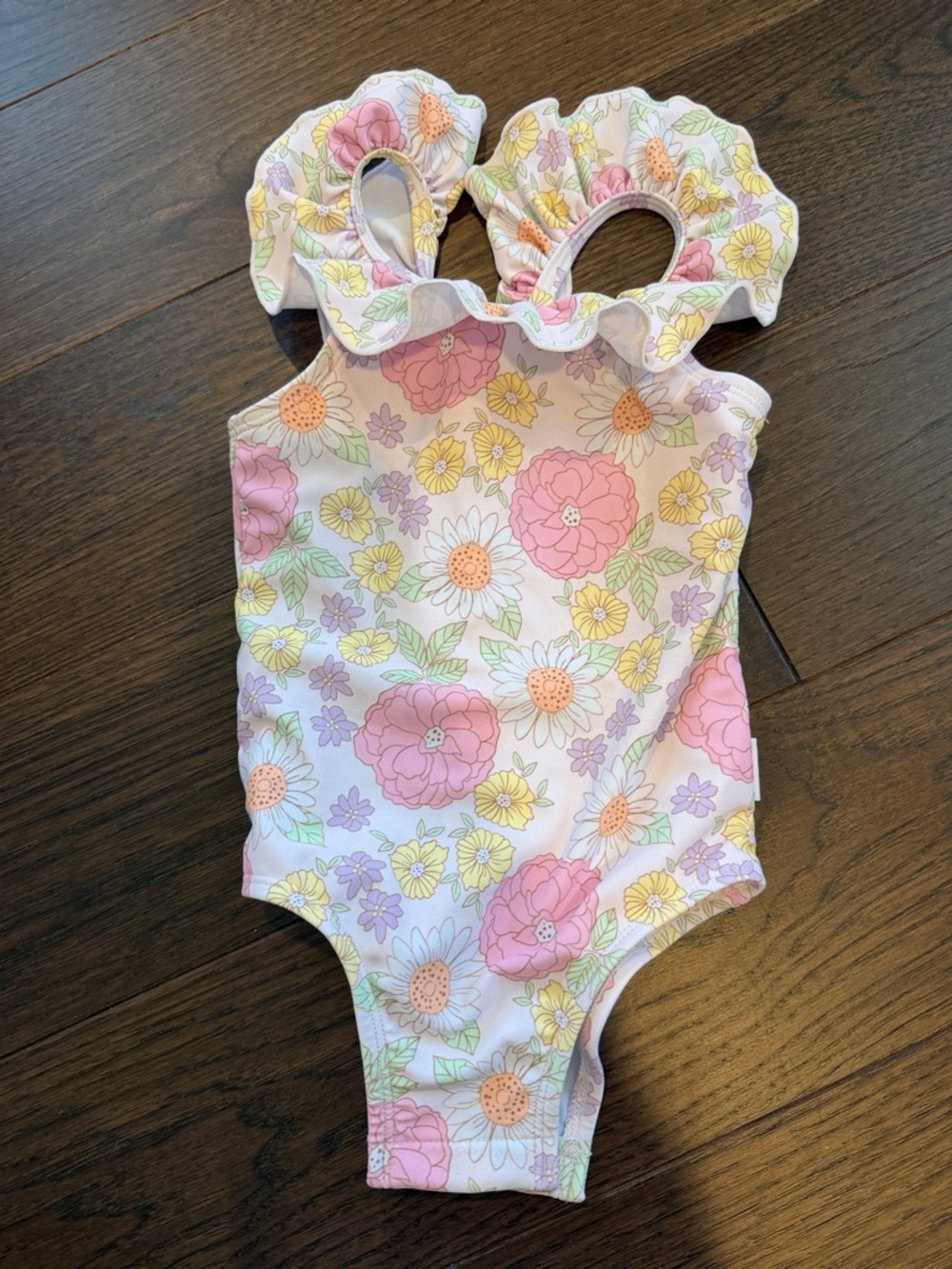 Gerber Girls One Piece Swimsuit Size 12 Months - C39-022